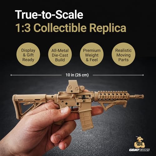 Miniatura GOAT GUNS AR-15 Coyote 1:3 Metal miniatura 3