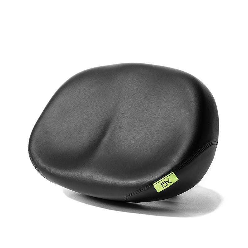 Selle de Vélo sans Bec avec Bande Réfléchissante pour Homme et Femme Siège de Vélo Large Rembourré Extra Confort Idéal Vélo Électrique VAE et Cruiser