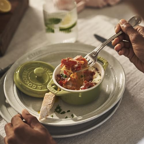 STAUB-Stoneware-Ceramic-6-pc-Mini-Round-Cocotte-Set-Macaron-Pastel-Colors