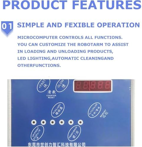 Hochwertige Paddruckmaschine mit stabiler Werkbank und pneumatischen Komponenten.