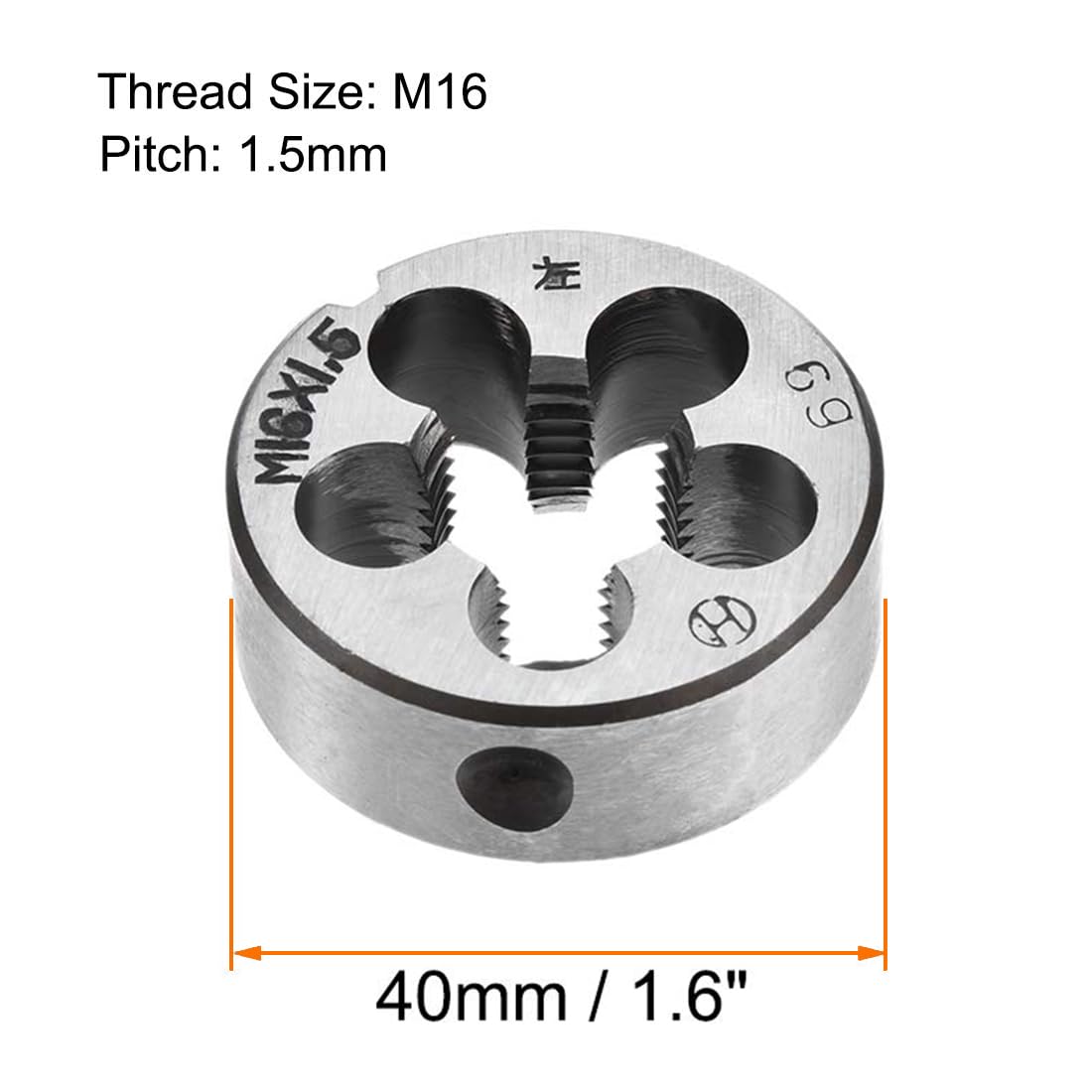 TA-VIGOR 1pc M16 x 1.5 Metric Adjustable Threading Die - Image 2