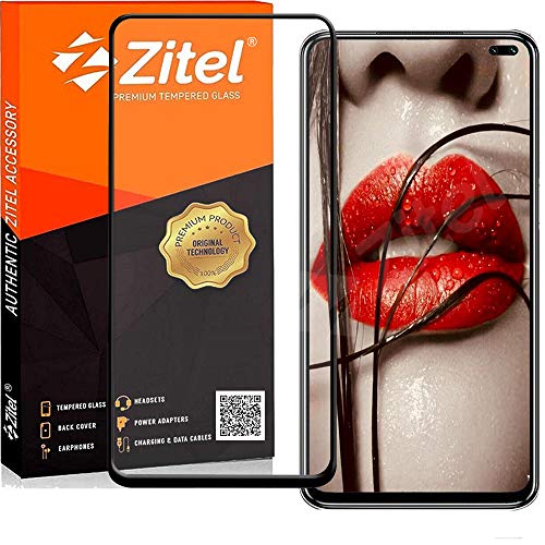 Image of Zitel Screen Protector for Redmi 10T / K30 / Poco X2 Tempered Glass Edge-to-Edge 6D Screen Guard With Installation Kit