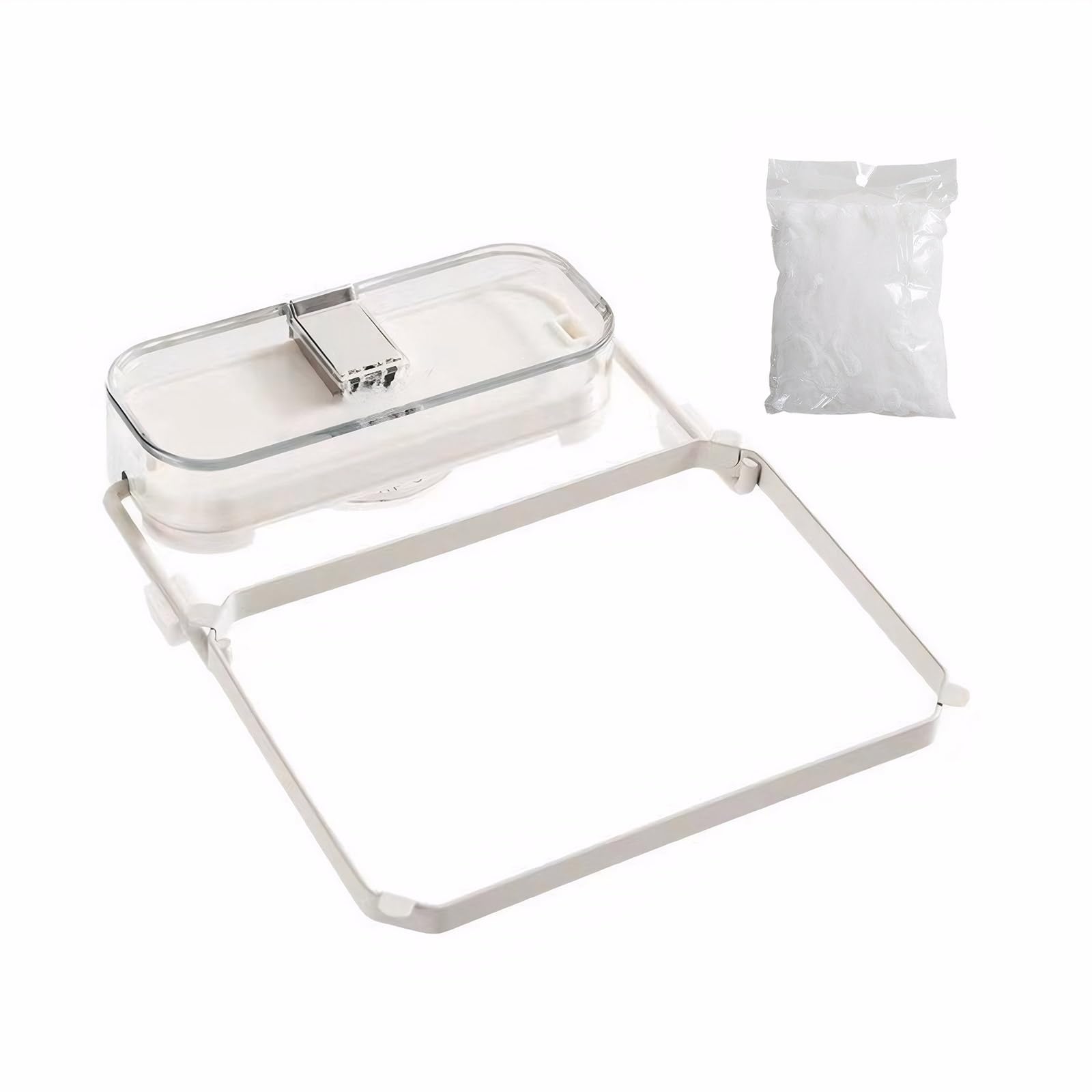 Sink Filter Holder Food Catcher Waste Strainer Folding Basket 100pcs Mesh Bag Filter Holder Food Catcher Waste