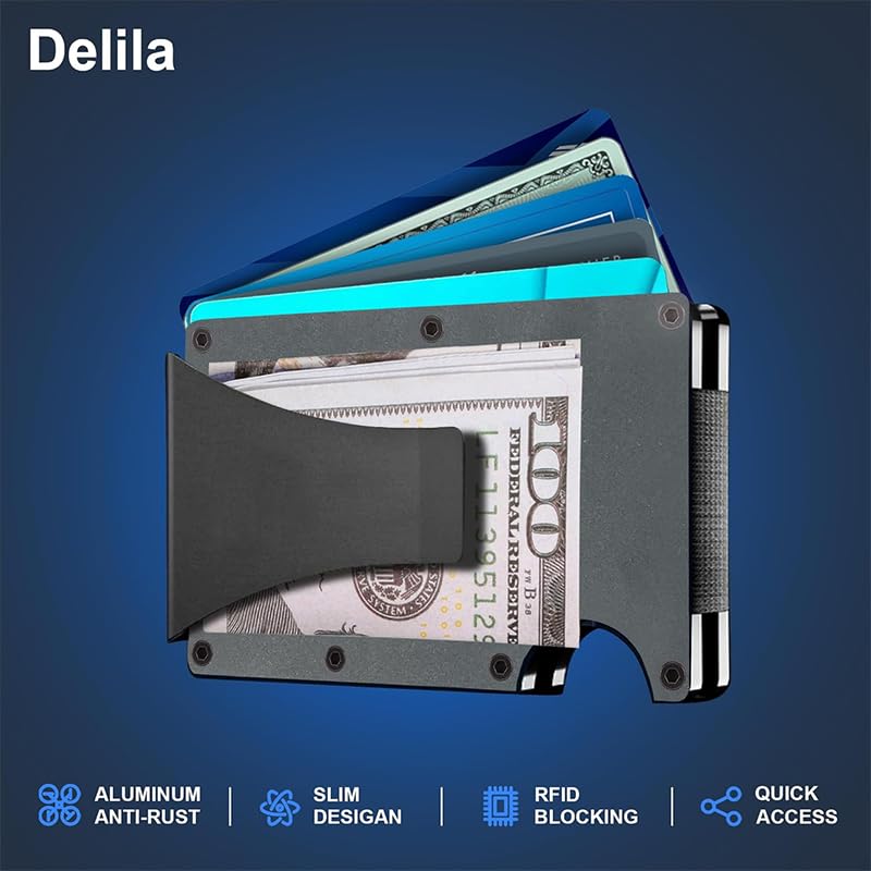 TEREED Minimalist Wallets, RFID Blocking Wallets, Card Holder Wallet (R)2