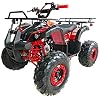 125cc Upgraded ATV Tforce with Reverse, Big AggresiveTires, Big Body Gas 4 Wheeler Quad for Kids and Youth - Choose Your Color