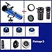 Telescope,Monoculars Telescope High Power Beginner Astronomy Telescope for & Adults with Adjustable Tripod,All Metal Bracket,114mm Large Diameter,Travel Astronomy Telescope Binoculars