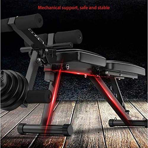 Weight Bench Workout Bench Home Gym Exercises Adjustable Benches Dumbbell Crutches Fitness Crutches Multifunction Bench Press Home Professional Sit Up Equipment Men Exercise Bench - Image 7