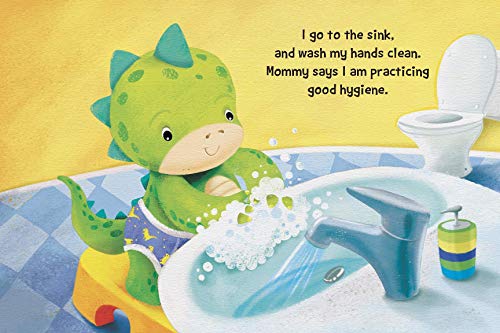 Little Hippo Books HE-KHT-20 Pottysaurus - Children'S Padded Board Book thumb #4