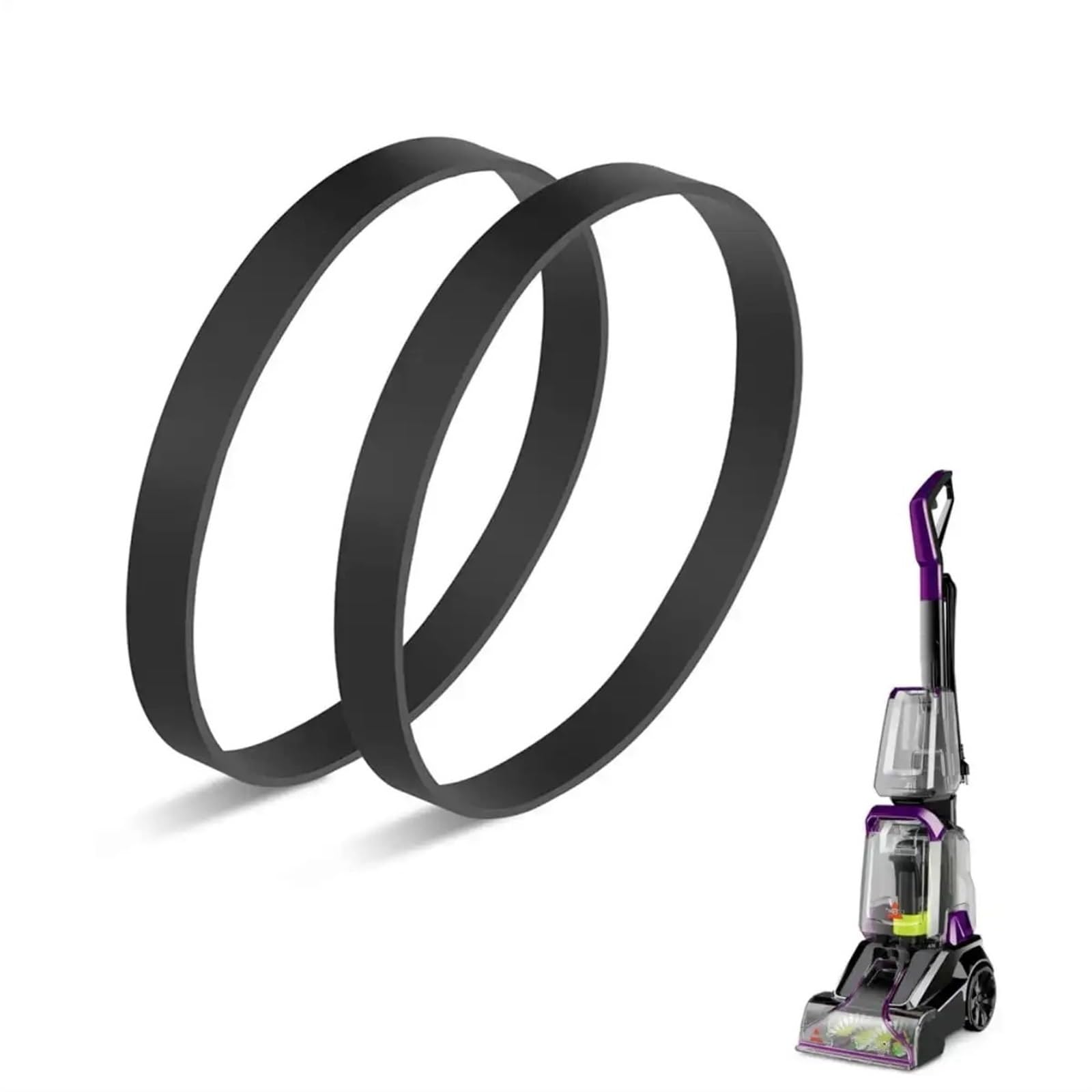 Cintura di Ricambio da 2/4 Pezzi, for Bissell, PowerForce PowerBrush Pet 2910, 2910W e TurboClean PowerBrush 2987, 29878, 29879, 2806 Cinghie di Trasmissione per Aspirapolvere(4 PCS)
