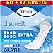 Produktbild TENA Discreet Extra x72 (60 + 12 gratis) Damenbinden für Inkontinenz, mittlere Saugfähigkeit, bis zu 12 Stunden Trockenheit, Monatspackung Value Pack (6 x 12 Stück)
