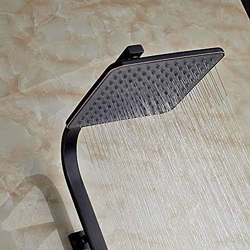 Pomme de douche bronze résistant au calcaire avec levier simple pour débit stable - 4