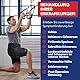 Dr. Arthritis Von Ärzten Entworfen Stabilisierende Oberschenkelbandage, Hüftgelenkstütze für Oberschenkelkompression, Hüftbandage, Rechtes Bein [Schwarz, L/XL]