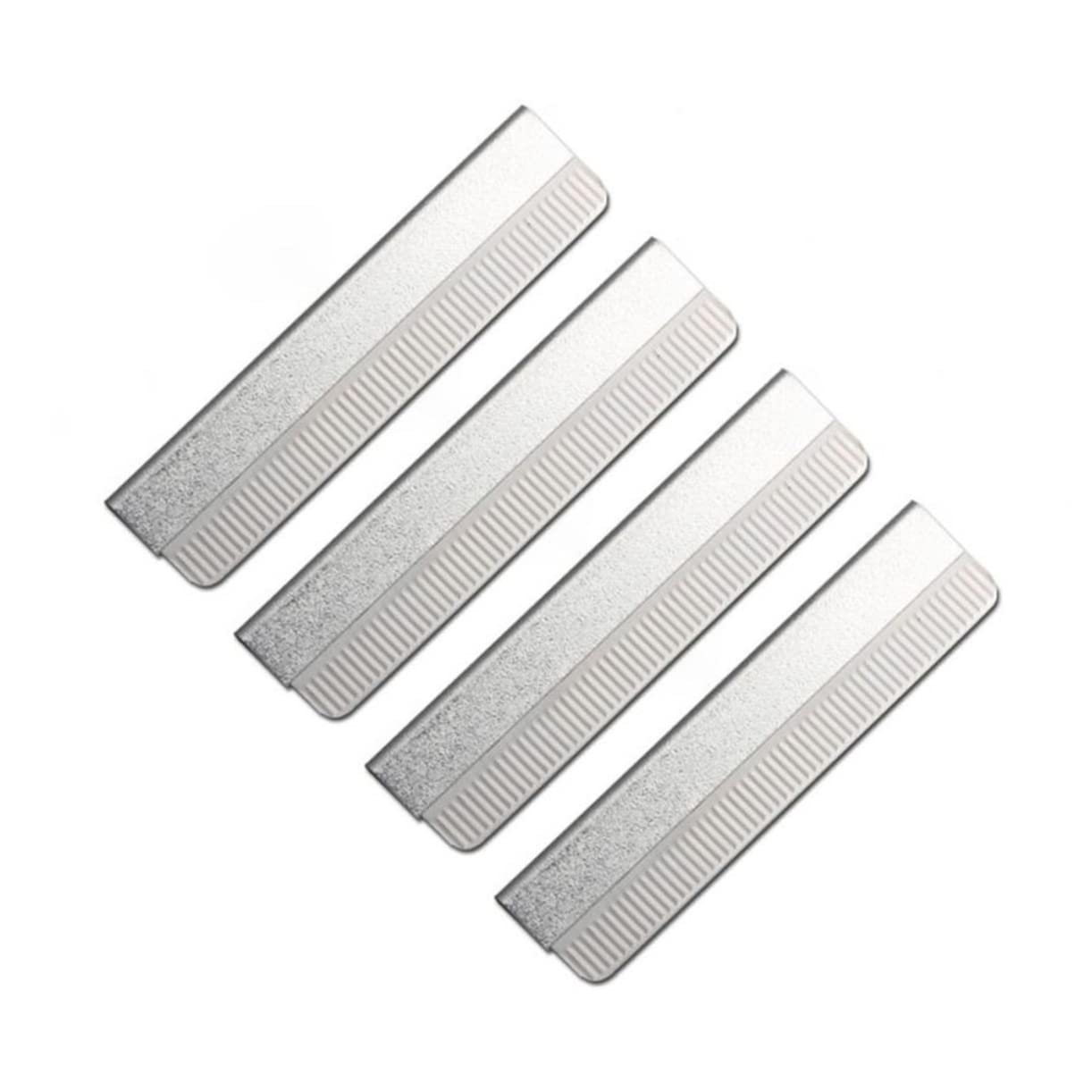 FOMIYES 2sets Eyebrow Razor Eyebrow Trimmer Makeup Tools Stainless Steel Lightweight Compact Easy to Clean 40pcs*2