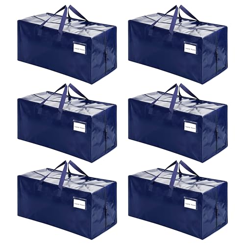 VENO Set da 6 Borse da Trasloco XL Blu