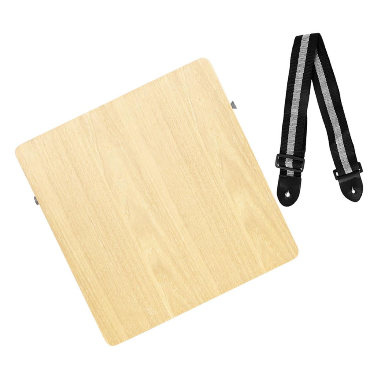 VANZACK Ash Wood Cajon Drum Portable Musical Instrument for Travel for Adults Enhances Coordination and Music Skills Durable Design