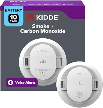 Kidde Smoke & Carbon Monoxide Detector, 10-Year Battery, 30CUD10-V, 1 Pack