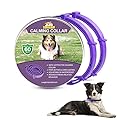 Calming Collar for Dogs, Adjustable Waterproof Safe Pheromone Calm Collars, Anxiety Relief & Anti Stress Dog Collars with 60 Days Long Lasting Calming Effect for Large Middle and Small Dogs