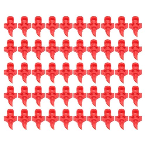 WUSJCOF 100 Piezas Mini Aspersores Micro Nebulizadores, Difusores de Agua 360 Grados para Riego por Goteo, Sistema de Riego para Jardín, Huerto y Cultivo Hidropónico
