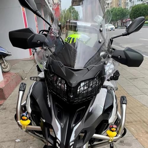 Couvercle de protection calandre phare moto Benelli TRK502 acier durable