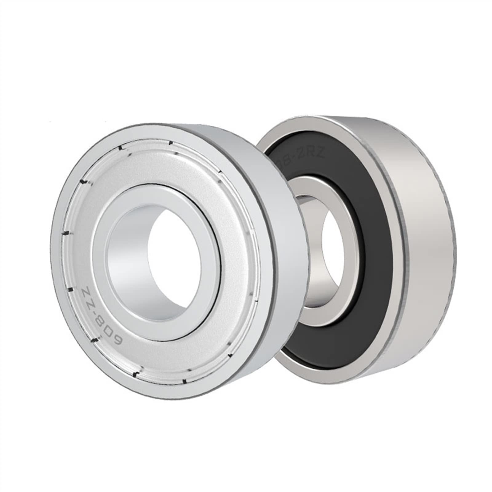 2 Cuscinetti A Sfera 62203-2RS 17x40x16mm - Doppia Tenuta In Acciaio Cromo Per Macchinari Industriali - Foto 3