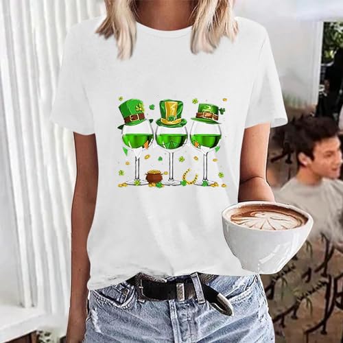Cocila Guy Fawkes Night Deals White Sleeve Girl Green Dress New Year Shirt 2024 Printed T Shirt St Patrick S Tops Sleeveless Blouse Amazon Warehouse Clearance Uk - Image 3