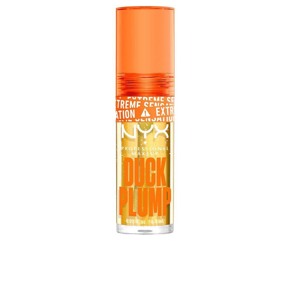 NYX PROFESSIONAL MAKEUPDUCK PLUMP LIP PLUMPING LACQUER, HIGH PIGMENT, HIGH SHINE, HIGH SPARKLE LIP GLOSS - CLEARLY SPICY