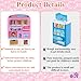 Mini Vending Machine Toy, 1:12 Dollhouse Beverage Drink Machine Early Developmental Toy for Kid Girls Prentend Game Education Learning Mini Vending Machine Toy, 1:12 Dollhouse Beverage Drink Machine Early Developmental Toy for Kid Girls Prentend Game Education Learning