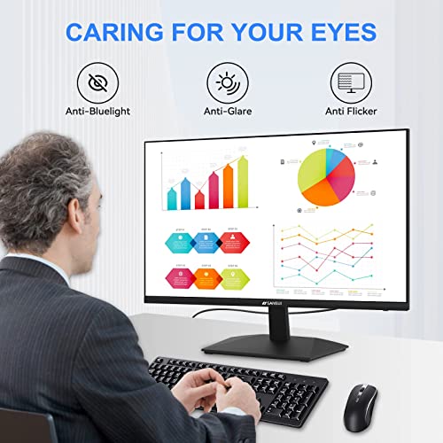 Sansui Monitor 22 Inch 1080P Fhd 75Hz Computer Monitor With Hdmi Vga, Ultra-Slim Bezel Ergonomic Tilt Eye Care Led Display For Home Office (Es-22F1 Hdmi Cable Included) #TOP3