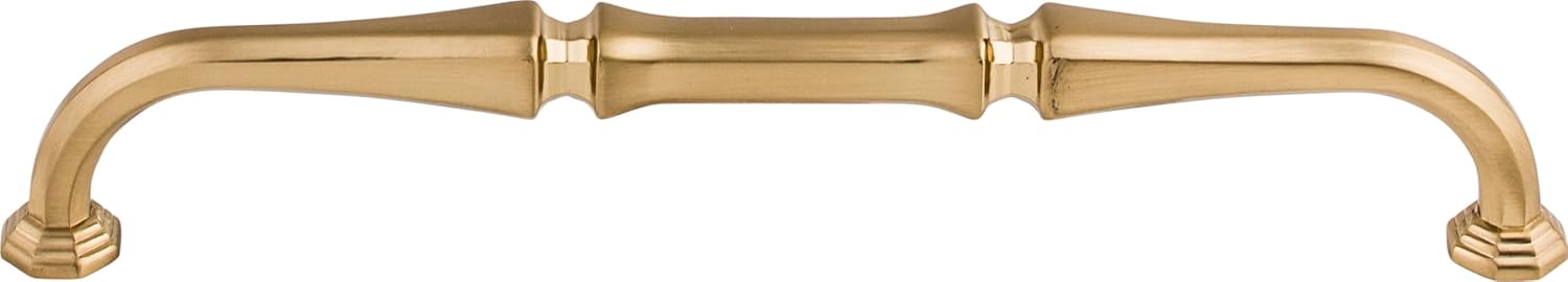 Top Knobs TK343PN Chareau Collection 7" Chalet Pull, Polished Nickel