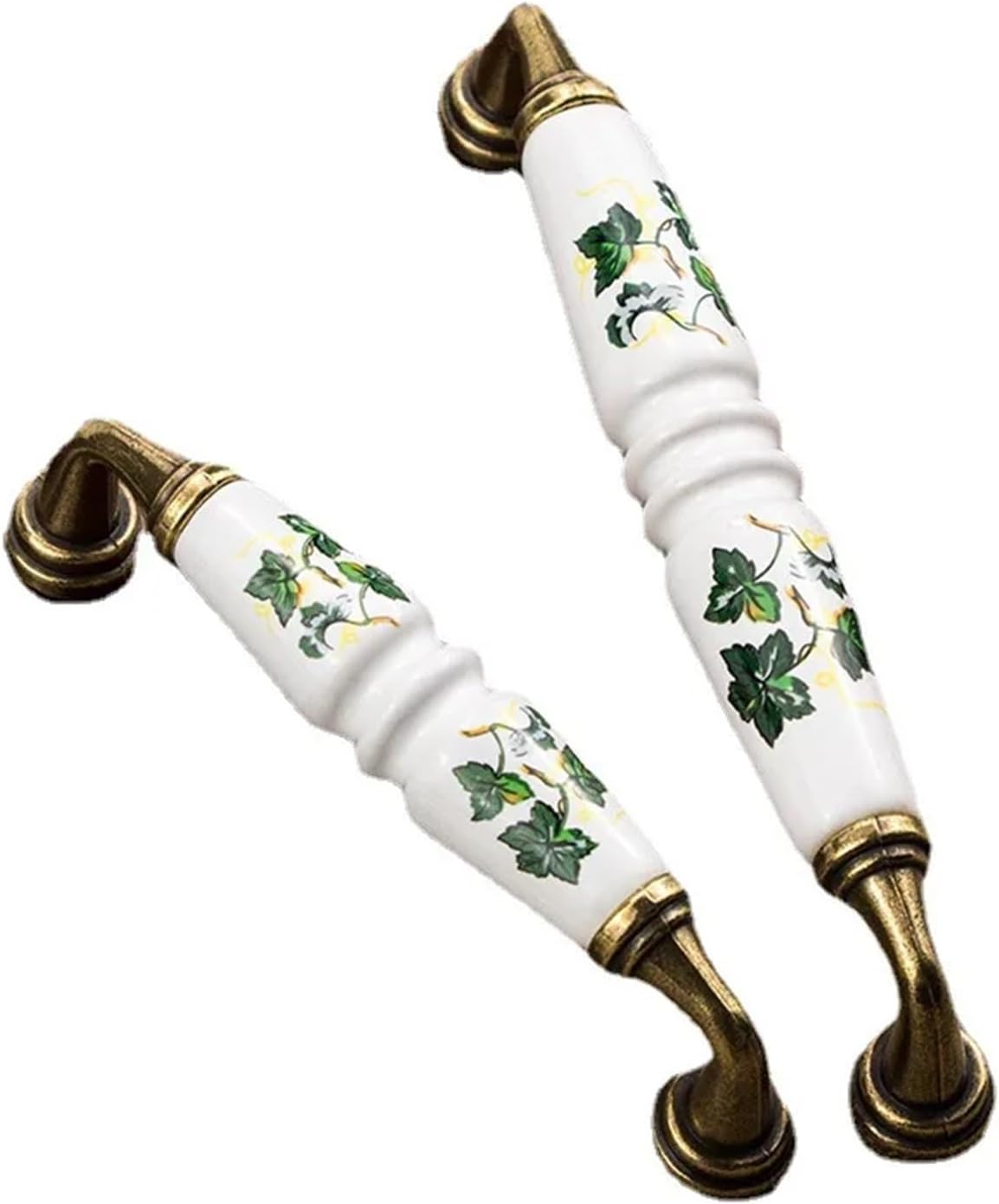 Antique Ceramic Flower Dresser Shoe Door Knob Wardrobe Kitchen Cabinet Door Handle Drawer Handle and Knobs Furniture Hardware 1Pcs (Color : 1101 Single Hole A)