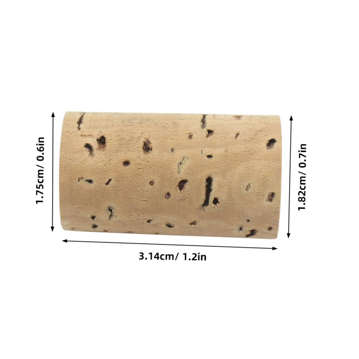 ERINGOGO Flute Cork Replacement Small Plugs for Flute Headjoint Cork 8 Pieces