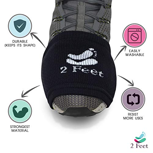 image for 2 FEET Sock for Dancing on Smooth Floors | Over Sneakers, Smooth Pivot
