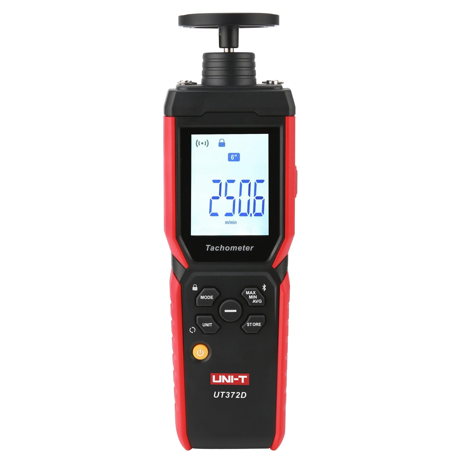 UNI-T UT372D Tachometer Laser Universal 2 in 1 Digital RPM Meter Contact & Non-Contact Gauge Professional Rotational Speed Meter