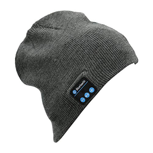 Jakuva Knit Bluetooth Beanie Hat For Best Christmas Gift, Heather Gray #TOP7