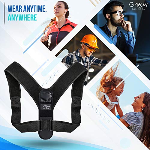 Posture-Corrector-For-Men-And-Women-Adjustable-Upper-Back-Brace-For-Clavicle-Support-and-Providing-Pain-Relief-From-Neck-Back-and-Shoulder-Lightweight-By-Grow-Vitamin