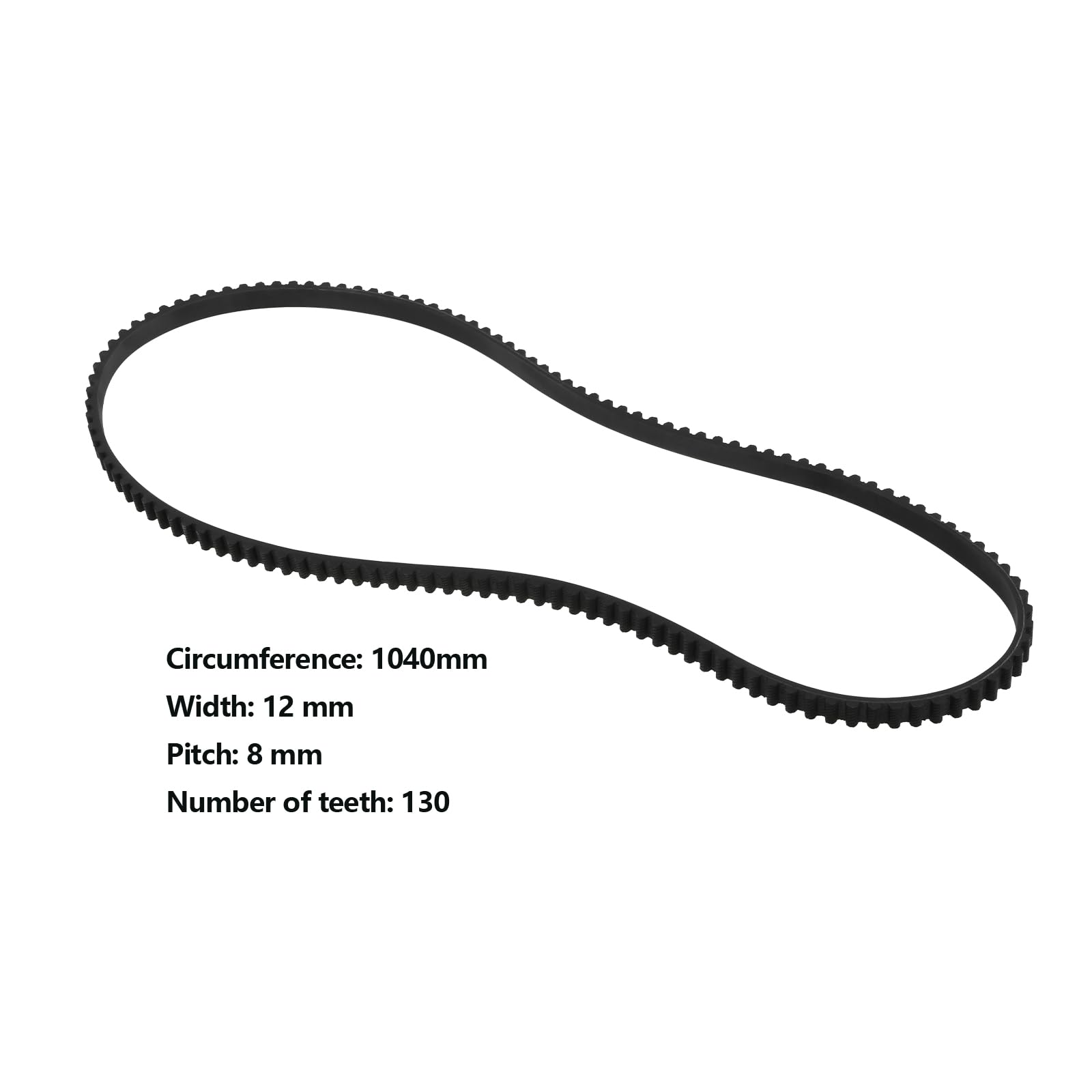 VGOL Lawn Mower Deck Belt HTD1040-8M-12 Timing Belt Replacement Part 9585-0087-00 Compatible with Stiga Park 102M/Villa 102M Mower - Image 4