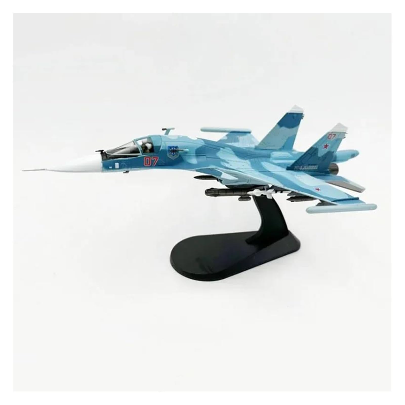Metallo Pressofuso Scala 1 100 Per Su34 Sukhoi Su-34 Replica Aereo Caccia Modello Finito Giocattolo Per Adulti Ragazzi Souvenir Kit di gioco per Hobby