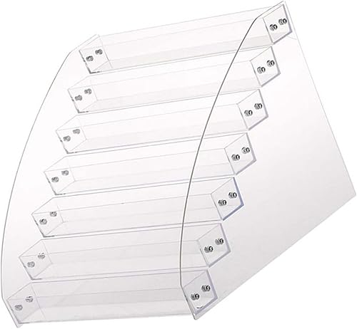 Miniatura 8 de Organizador de esmalte de uñas, bandeja de acrílico transparente para botellas de esmalte de uñas, soporte de mesa, soporte de almacenamiento de