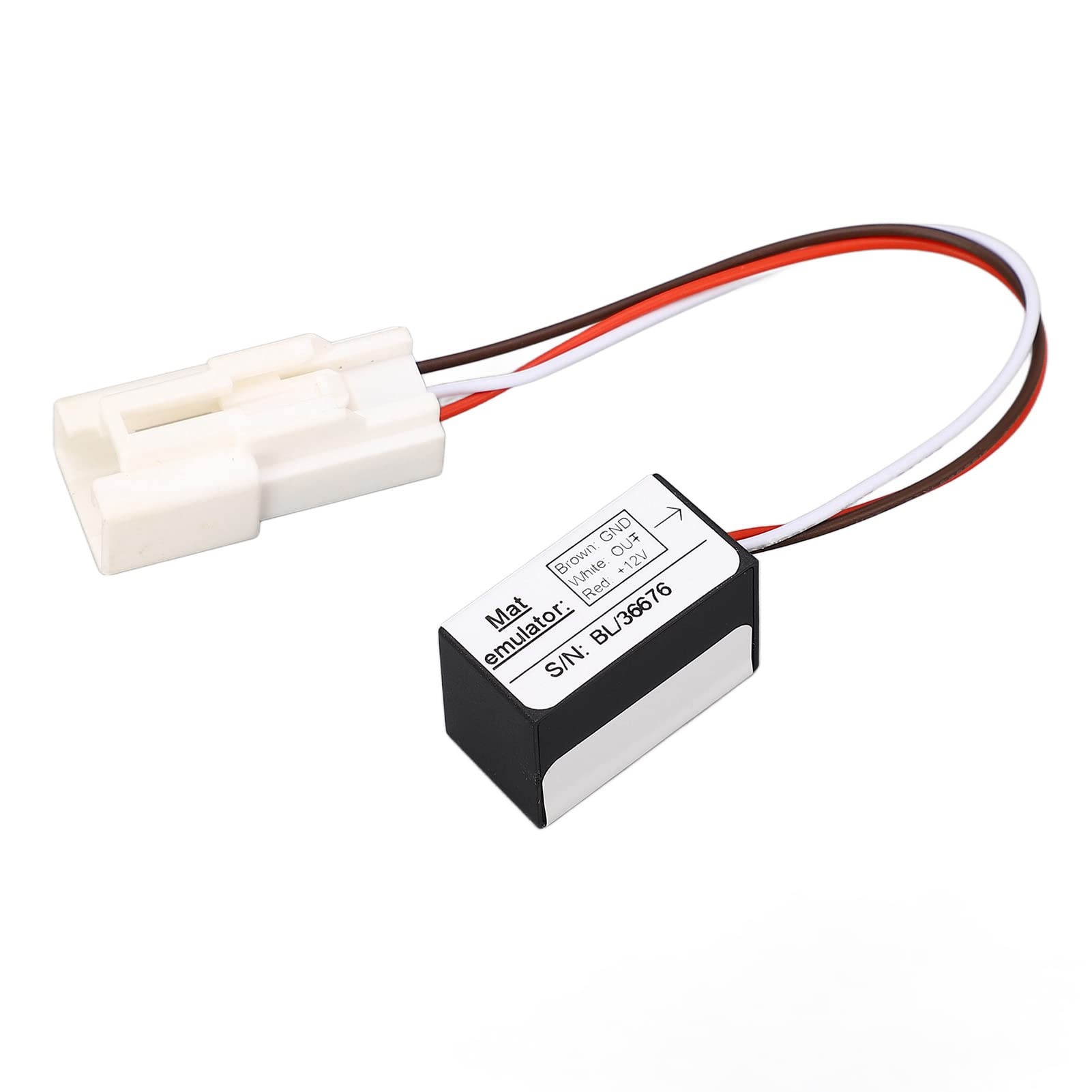Walmeck SRS-Emulator, Sitzbelegungssensor-Diagnoseemulator, Sitzbelegungsmatten-Sensorsimulator für 323 626 Demio MX-5 Miata, Ersatz durch ABS-System, Sicherheitsschutz