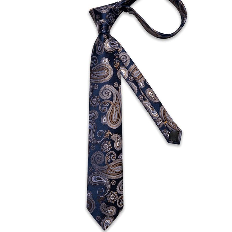 Set de corbata para hombre 8 cm con accesorios miniatura 3