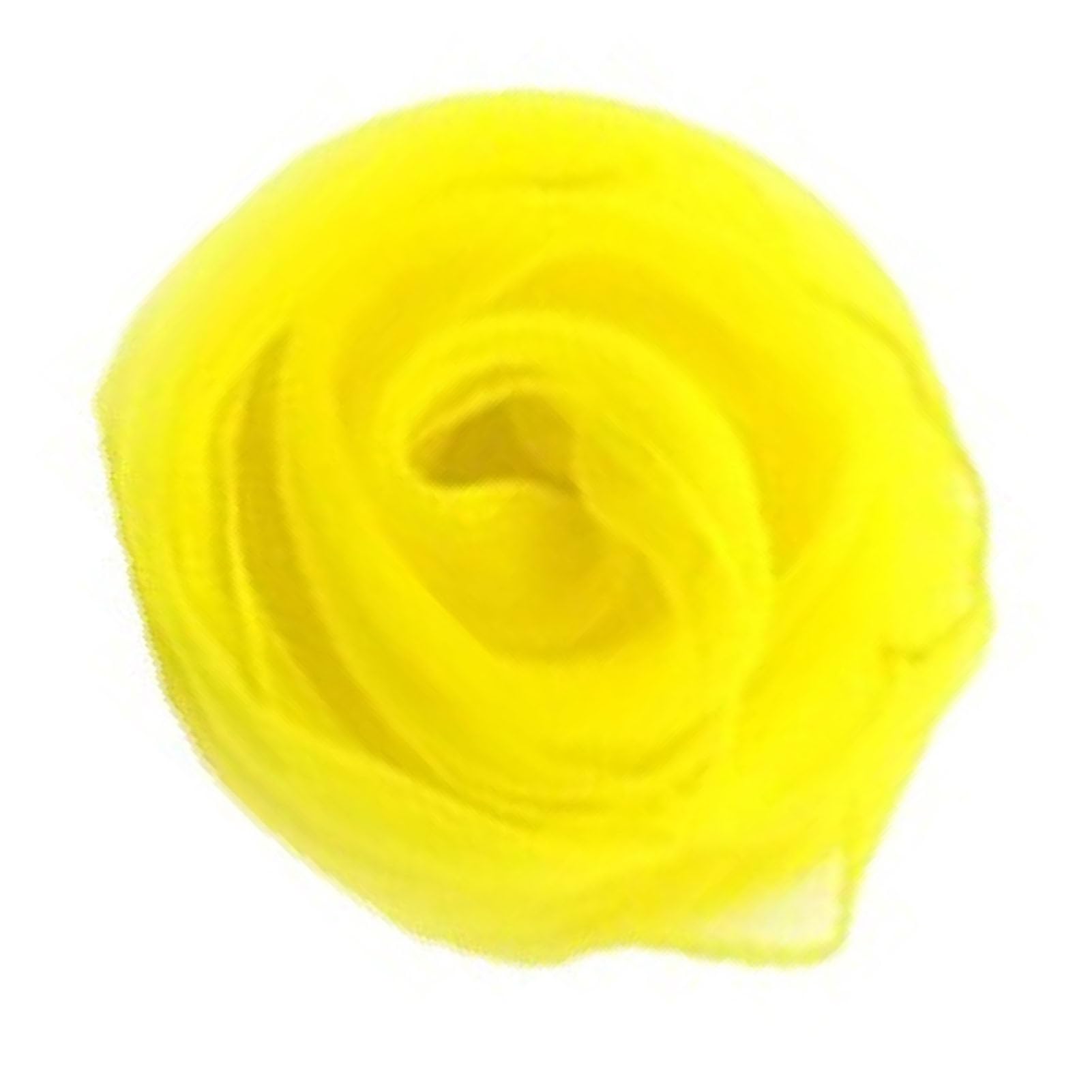 Omabeta Sciarpa da Gioco per Bambini Sciarpa di Seta da Giocoleria Colorata Brillante per Aiuti Educativi sul Ritmo della Musica da Ballo (Gialla)