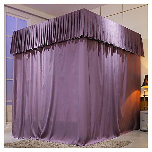 Moustiquaire de lit king size 1,8x2,2m avec support d'ombrage de couleur f - 5