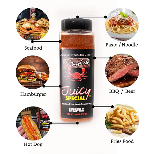 Juicy Special Cajun Seafood Marinade Seasoning by The Juicy Crab | 26OZ (737g) - Thumbnail 7