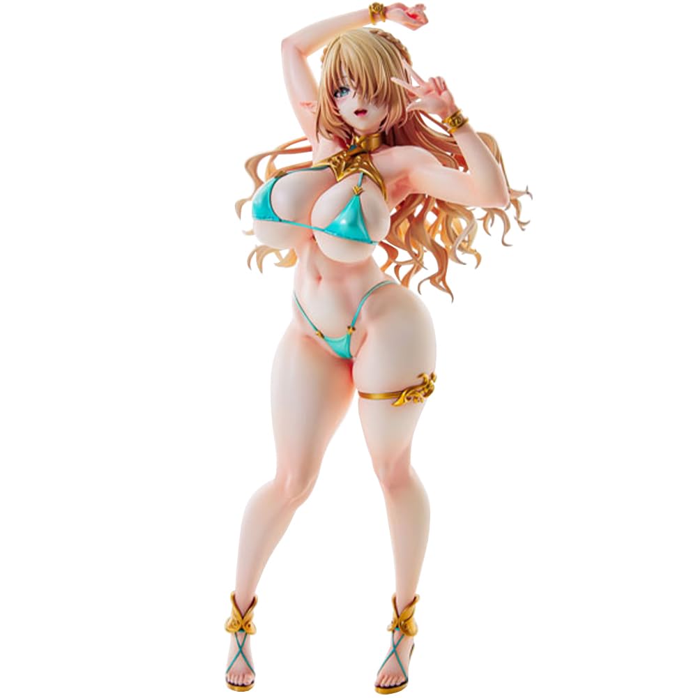 DEXSHUN Elf Village 8th Villager Cecil Figura Anime Figure Manga Illustration Serie Modello PVC Action Figure Desktop Decorazione Regalo 25cm
