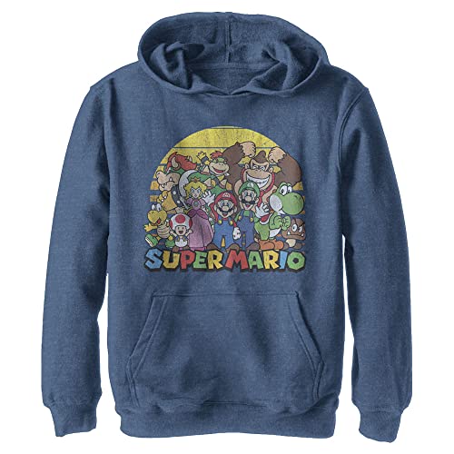 Sweatshirt à capuche Nintendo Hi Time pour enfant, coupe mixte confortable en coton