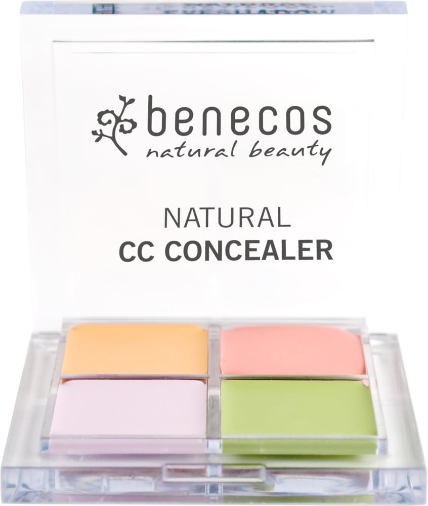 Benecos Natural Cosmetics - CC-Concealer - Creamy - Correcting - Talkfree - Vegan - beige/green/pink/purple