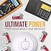 Philips 9 Volt Battery 2 Pack, Power Alkaline 9V Batteries, Reliable Long Lasting Power, Leak Proof Design, All Purpose 9volt Battery for All Your Household & Office Needs.