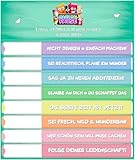 MACH MAL PAUSE® 8x Textmarker Pastell - lustiges Marker Set mit Sprüchen - Geschenk für Studenten Schüler Kinder Lehrer Kollegen Chef - witzige Anti Stress Stifte für Schule Uni Büro Federmappe