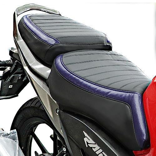 Image of TVS Seat Cover for Sweat Free Comfortable Riding| Nylon Thread Stitching for Strength| Bike Riding Accessories|Heat & UV Ray Protection|Enhanced Tear Resistance