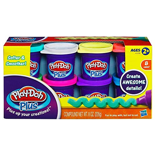 Play-Doh Massinha Plus 8 Potes Multicor